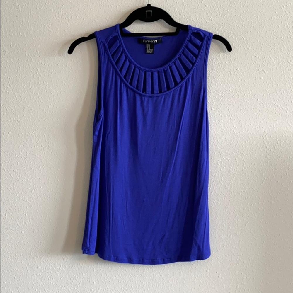 Soft blue tank top
